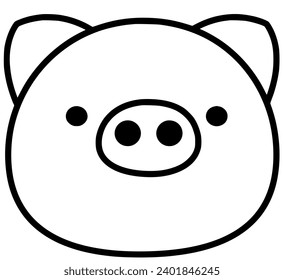 pig,pork,animal,animals,zoo,animal kingdom,farming and gardening,face,safari,baby animal,wild life,wild animals,jungle,icon,fowl symbol,kids animal
