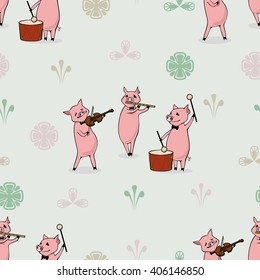 pigs play musical instruments