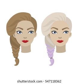 pigtail hairstyle