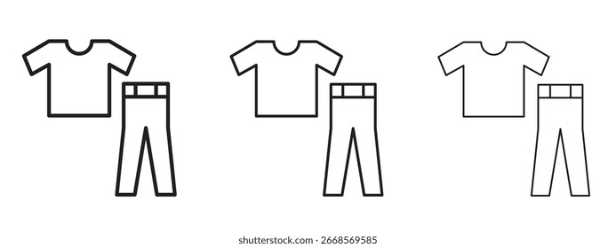 Ícone Pijama para Projetos de Design Gráfico