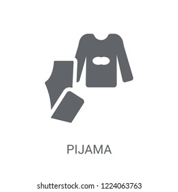 Pijama icon. Trendy Pijama logo concept on white background from Clothes collection. Suitable for use on web apps, mobile apps and print media.