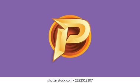 PIKA token cryptocurrency logo on isolated background with copy space. 3d vector illustration of PIKA token icon banner design concept.