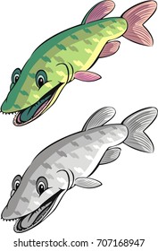 pike  cartoon