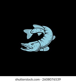 Pike Logo Image. Vector illustration