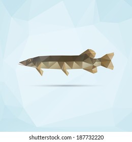 Pike made with triangles
