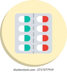 Icono de estilo de círculo plano