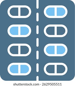 Pil Glyph Two Colour Icon