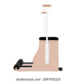 A Pilates Chair - a concept illustration of workout equipment 