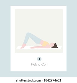 The Pilates Foundation for a mat session - Pelvic Curl Exercise