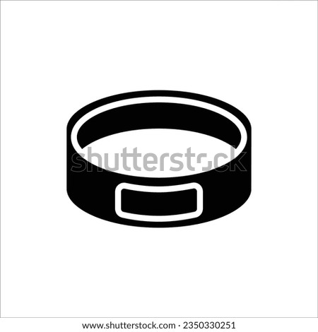 Pilates Headband Filled Icon Vector Illustration