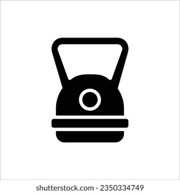 Pilates Kettlebell Filled Icon Vector Illustration