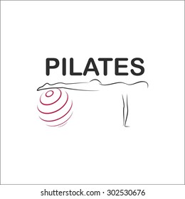 Pilates Logo Template