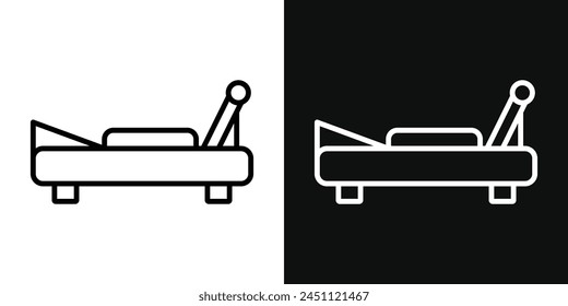 Pilates Reformer Equipment Icon Set for Fitness Studios