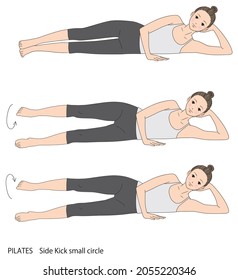 Pilates Sequence, Side Kick Small Circle