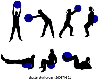 pilates silhouettes collection