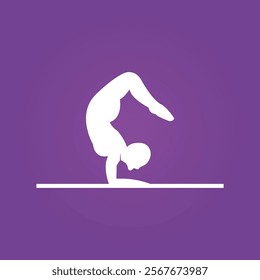 Pilates Sitting Pose trendy artwork pretty abstract vector illustration colorful valuable design.eps