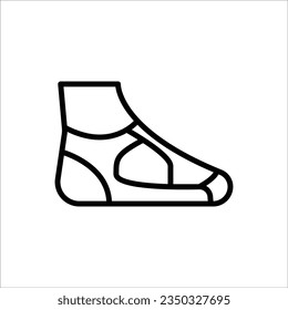 Ilustración vectorial del icono de contorno de acoplamiento de almohadillas