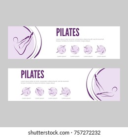 Pilates web banners