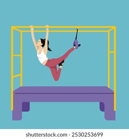pilates yoga flying Jasmine Pole climb Aerial Poses in Hammock