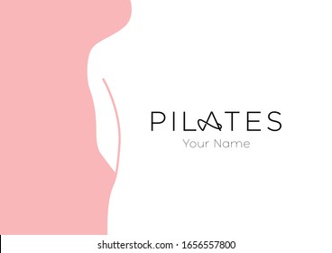 Pilates Yoga Logo Identity design