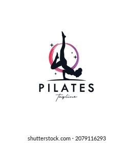 Pilates Yoga Logo Identity design