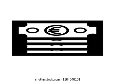 pile of bill crypto money isometric icon