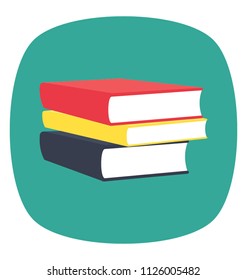 A pile of books concept of education and study