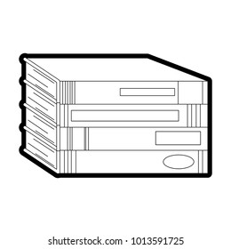 pile of books design