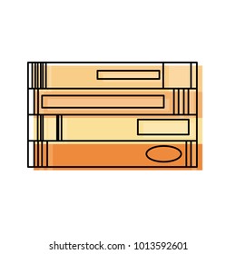 pile of books design