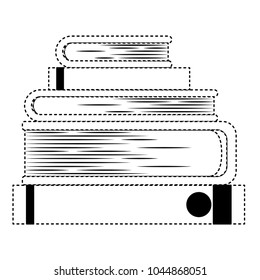 pile books library icon