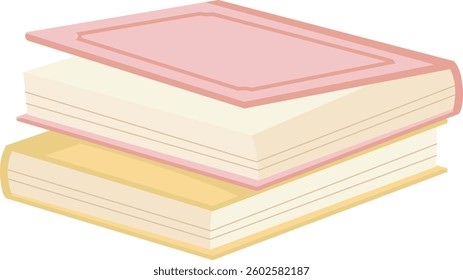 Pile Of Books Vector Illustration