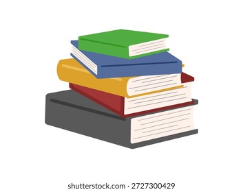 Stapel von Büchern, Vektorgrafik