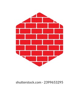 pile of bricks icon,vector illustration design template background.