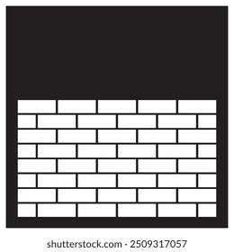 pile of bricks icon,vector illustration design template background.