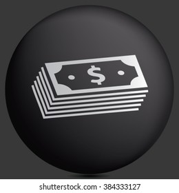 pile of cash icon
