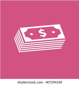 pile of cash icon

