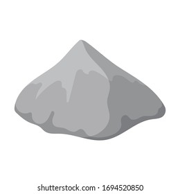 Pile cement vector icon.Cartoon vector icon isolated on white background pile cement.