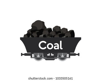 Pile of charcoal,Coal Mine with text