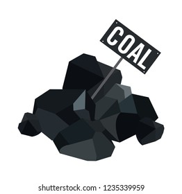 Pile of charcoal,coal rocks 2