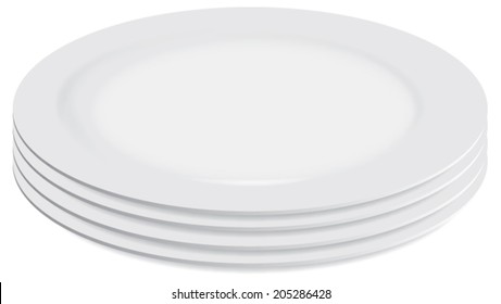 white plates stacked images stock photos vectors shutterstock https www shutterstock com image vector pile clean white plates vector isolated 205286428