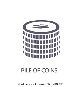 pile of coins icon
