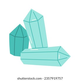 Pile Of Diamonds Vector Illustration