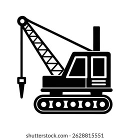 empilhar o vetor do ícone da máquina do condutor no fundo branco