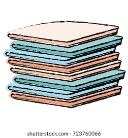 pile of folded clothes