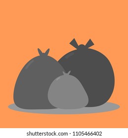 pile of garbage bags 