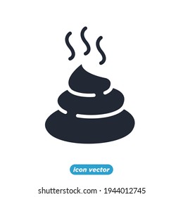 pile of poo icon. pile of poo symbol template for graphic and web design collection logo vector illustration