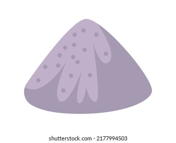Pile of powder icon. Vector illustration