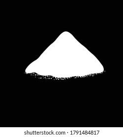 pila de sal, ilustración vectorial