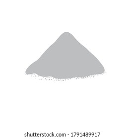 pila de sal, ilustración vectorial