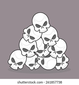 pile skulls